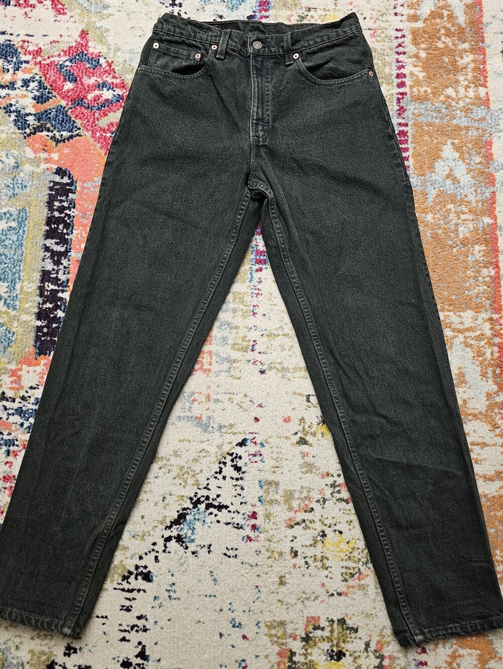 VTG 1995 Levi's 550 Mens Size 32x32 Relaxed Fit Tapered Leg Jeans Made In USA